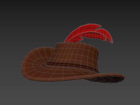 Musketeer Hat 3D Модель
