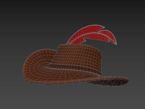 Musketeer Hat 3D Модель