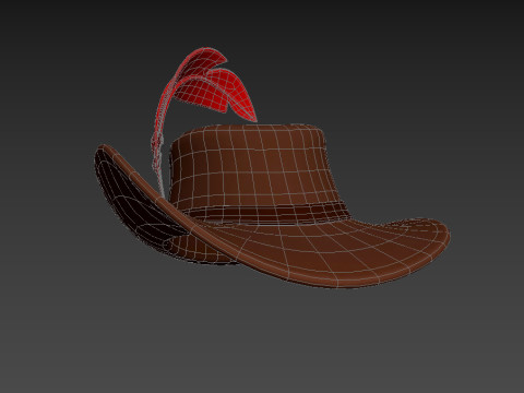 Musketeer Hat 3D Модель