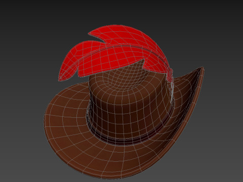 Musketeer Hat 3D Модель