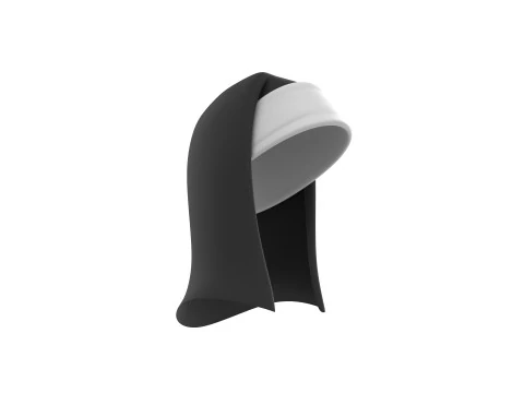 Nun Hat 3D Model
