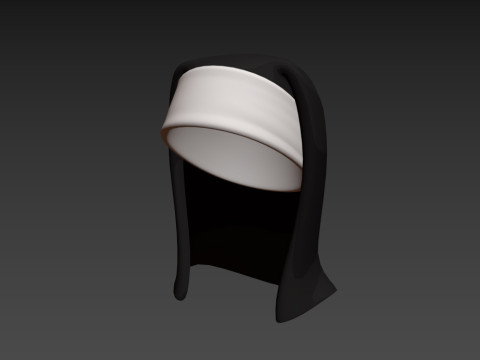 Nun Hat 3D मॉडल