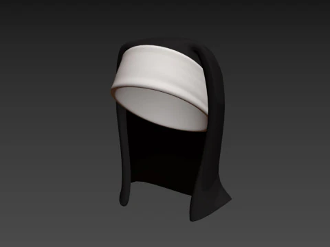Nun Hat 3D Model