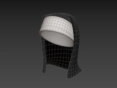 Nun Hat 3D Model