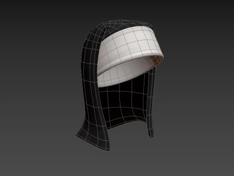 Nun Hat 3D Model