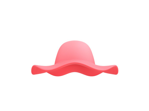 Pink Summer Hat 3D Модель