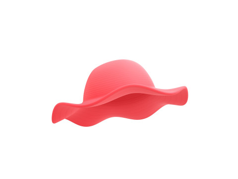 Pink Summer Hat 3D Модель