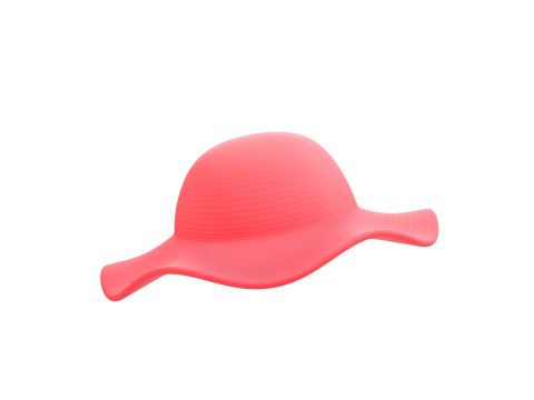 Pink Summer Hat 3D Модель