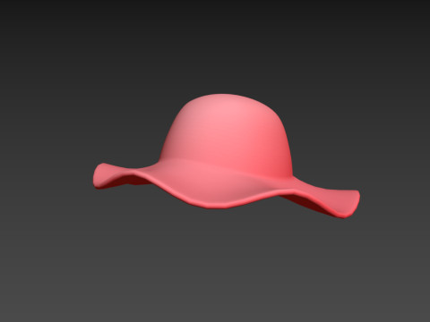 Pink Summer Hat 3D Модель