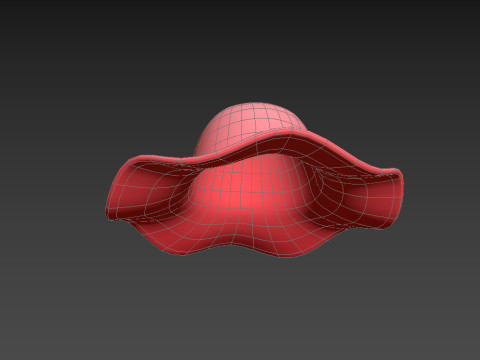 Pink Summer Hat 3D Модель