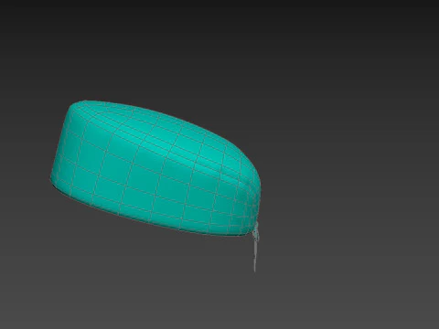 Шапочка для скрабу 3D Модель