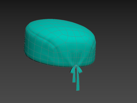Scrub Cap Modello 3D