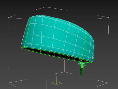 Шапочка для скрабу 3D Модель