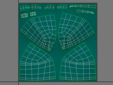 Шапочка для скрабу 3D Модель