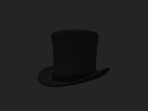 Top Hat 3D Model