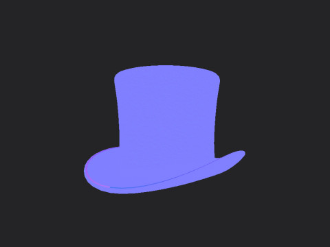 Top Hat 3D Model