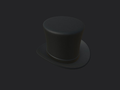 Top Hat 3D Model