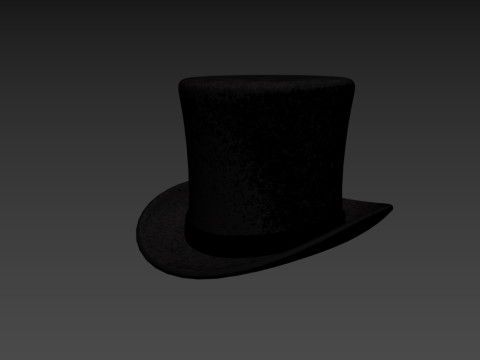 Top Hat 3D Model