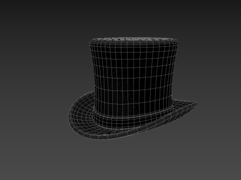 Top Hat 3D Model