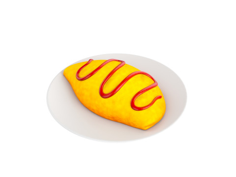 Omelet 3D Model