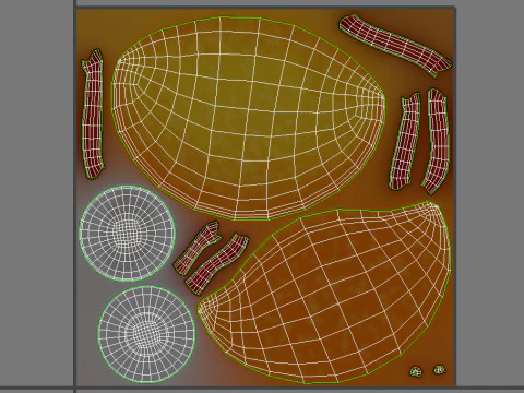 आमलेट 3D मॉडल