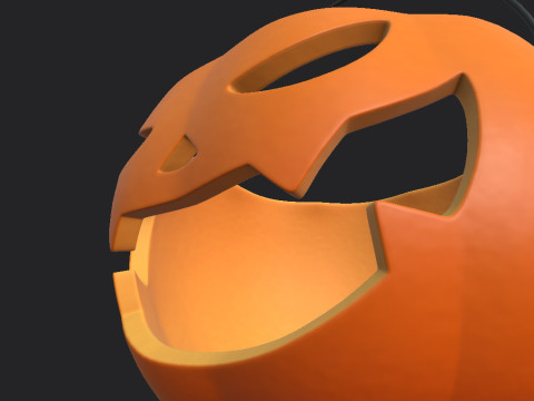 Pumpkin Bucket 3D Model