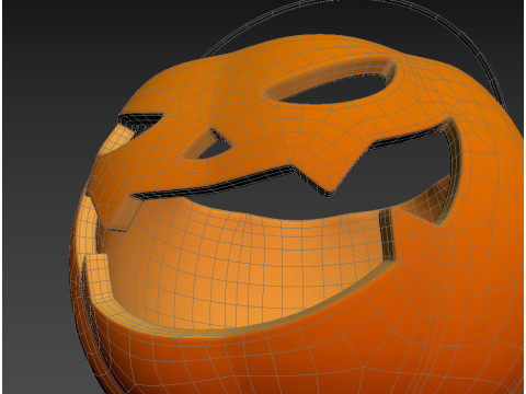 Pumpkin Bucket 3D Model