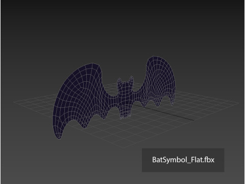 Bat Symbol 3D Model