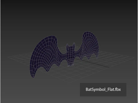 Bat Symbol 3D Model