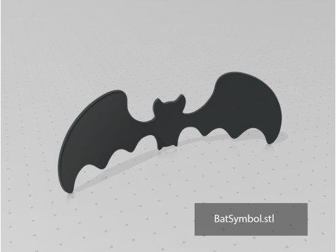 Bat Symbol 3D Model