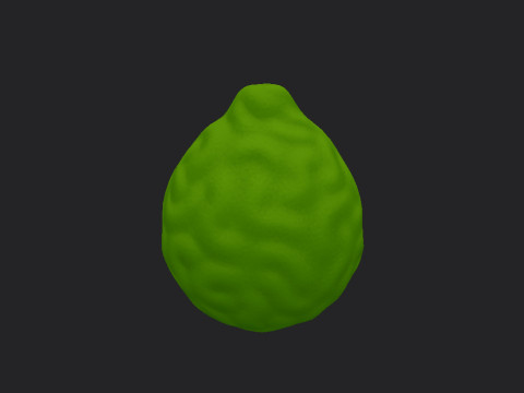 Bergamot Fruit 3D-Modell