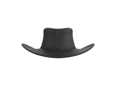 Black Cowboy Hat 3D Model