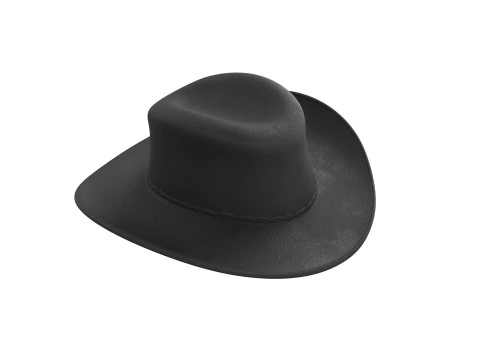 Black Cowboy Hat 3D Model