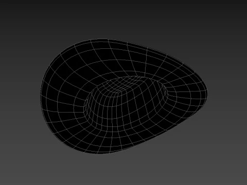 Black Cowboy Hat 3D Model
