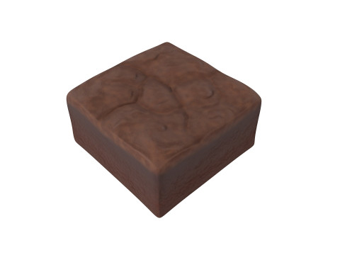 Brownie 3D Model
