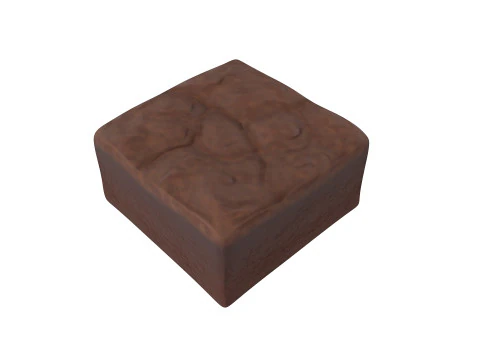 Brownie 3D Model