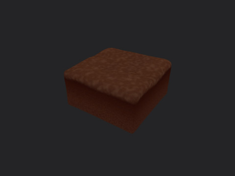 Brownie 3D Model