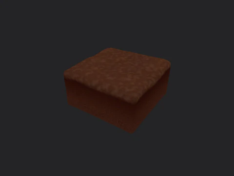 Brownie 3D Model