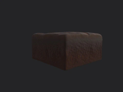 Brownie 3D Model