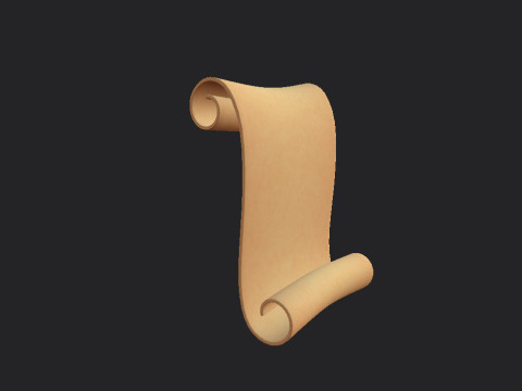 Scroll 3D Model