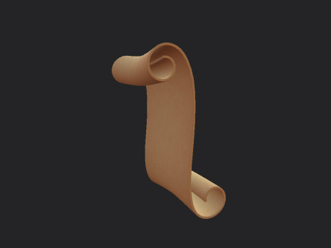 Scroll 3D Model