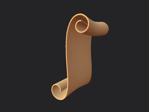 स्क्रॉल 3D मॉडल