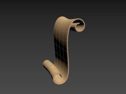 स्क्रॉल 3D मॉडल