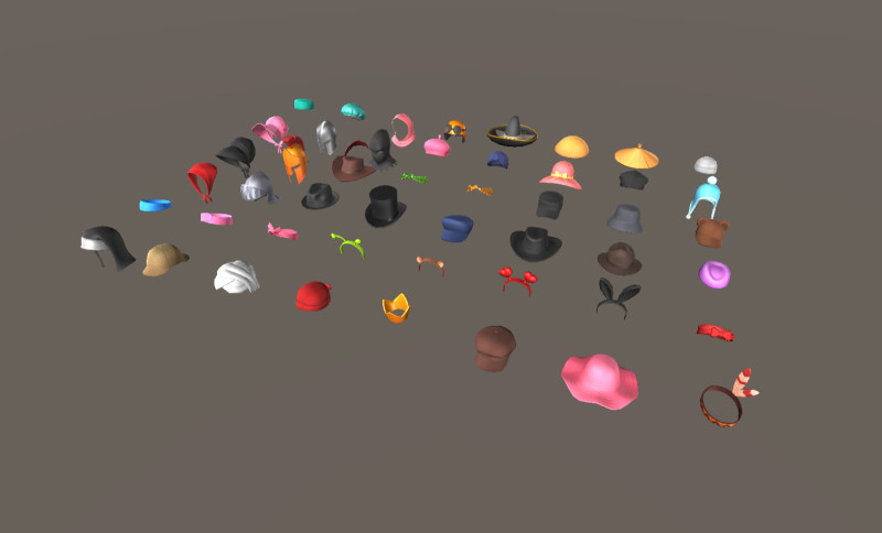 Cartoon Hats Pack Vol 3 3D Модель .c4d .max .obj .3ds .fbx .stl .blend 