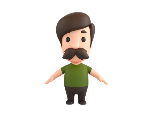 Little People 001 3D Model