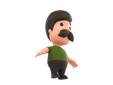 छोटे लोग 001 3D मॉडल