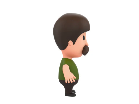 छोटे लोग 001 3D मॉडल