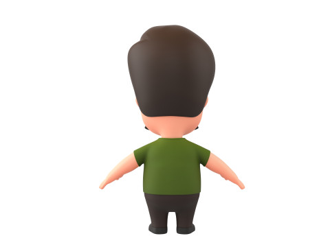 Little People 001 3D Model