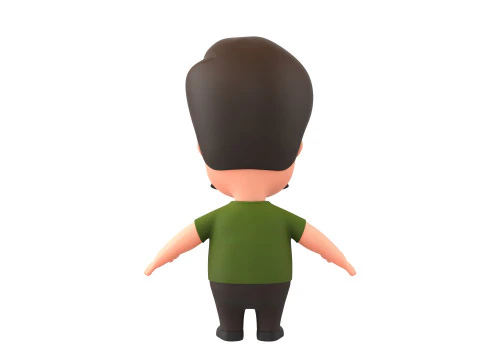 छोटे लोग 001 3D मॉडल