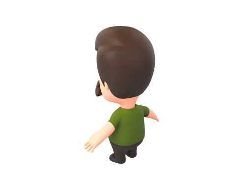 Little People 001 3D Model
